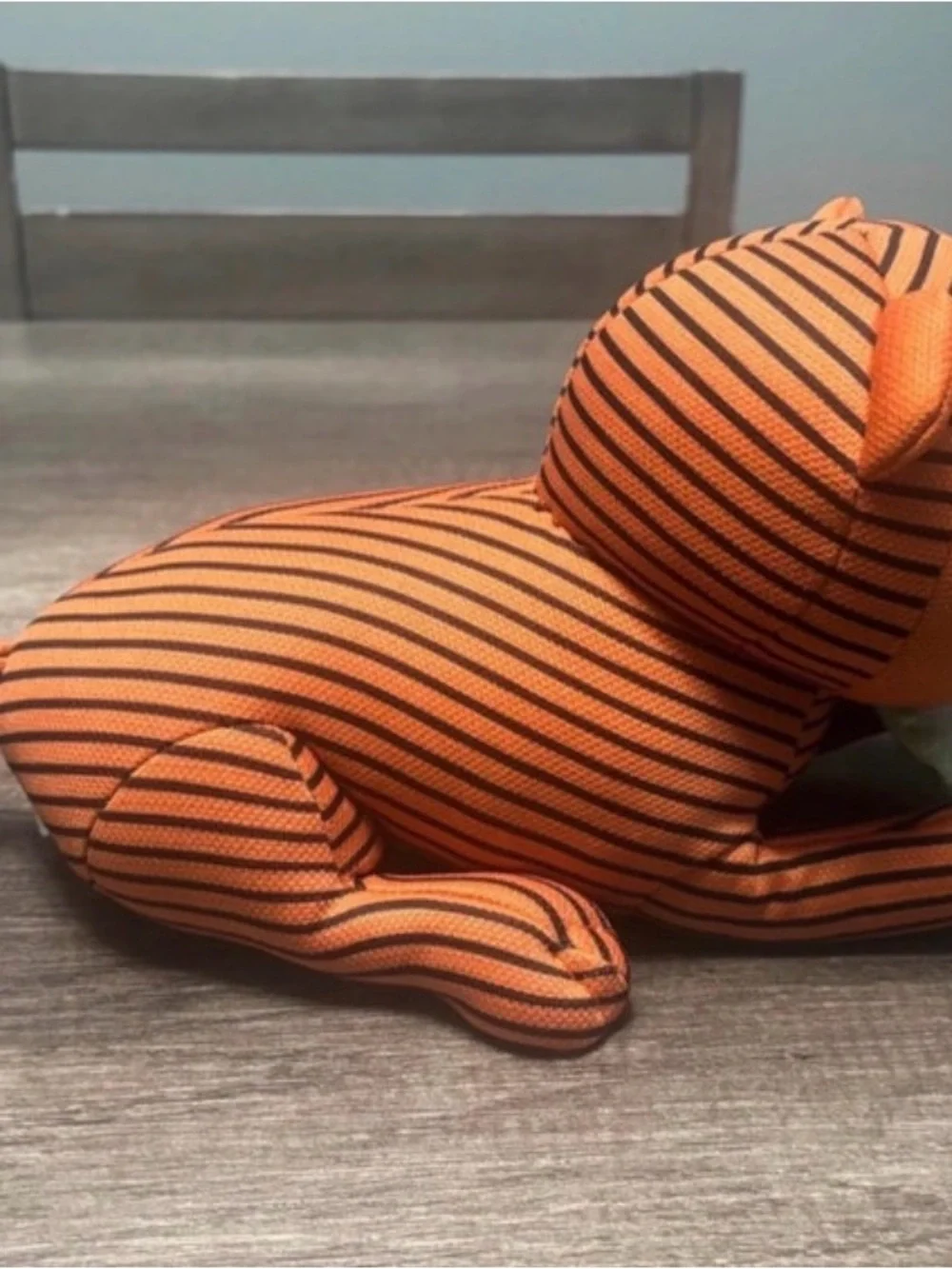 Pillowfort Orange and Black Striped Plush Tiger with Star Pillow